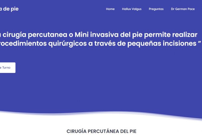 cirugiapercutaneadepie.com